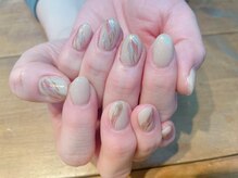 アトリエ ツメ(atelier TsuMe)/ヌーディー/ワンカラー/秋ネイル