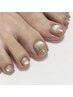Foot【ご新規様オフ込】丁寧ケア・フットバス付☆マグネットジェル￥8500