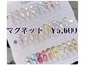 ［新規/再来1か月以内オフ無料］マグネットネイル5600円/1層塗り