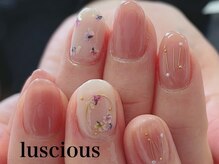 ラシェスキタモト (luscius kitamoto)/押し花春ネイル