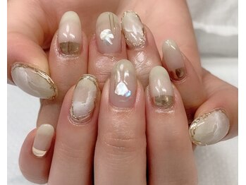 アイラッシュアンドネイル ブルーミン(Bloomin)/みらー、大理石