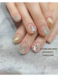 秋ニュアンスネイル