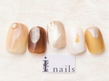 アイネイルズ 池袋店(I-nails)/メタルゴールドブラウン