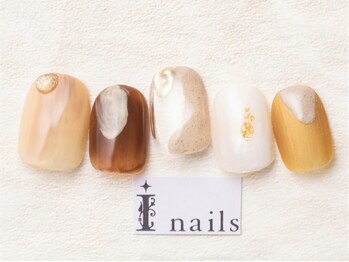 アイネイルズ 池袋店(I-nails)/メタルゴールドブラウン