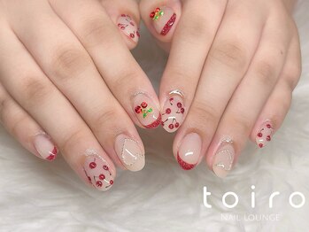 トイロ(toiro)/【持ち込み】さくらんぼネイル