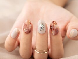 ニュアンス秋ネイル