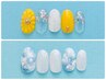 【オープン記念】夏限定♪指先ときめくぷっくりサマーネイル　オフ込み￥8500