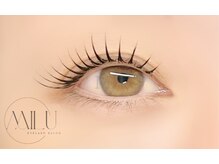 ミル(MILU)/LEDエクステ100本＋まつげパーマ