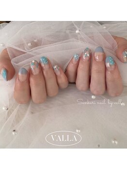 サンカリネイル バイ ヴァラ イオンモール新居浜店(sankari nail by VALLA)/韓国発VALLANAIL水玉アート