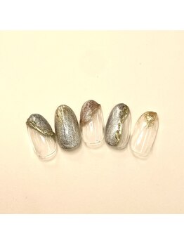 Nail & Eye Basic 川越店【パラジェル/フィルイン/ネイルスクール併設店】/マンスリー定額トレンドデザイン