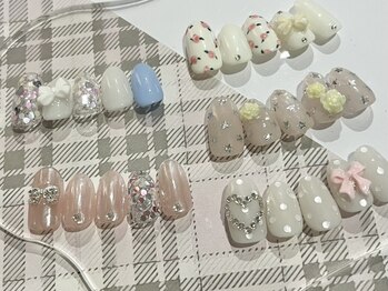 アイネイルズ 四条河原町店(I-nails)の写真/毎月新作デザインが登場！！ &nbsp;Spring collection 9200円☆[河原町] 