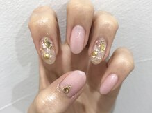 クォーターリゾートネイル(QUARTER RESORT nail)/ヌーディーネイル☆