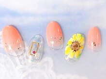 ネイルズガッシュ 大森駅前店(NAILs GUSH)/＊ダズリングサンフラワー＊