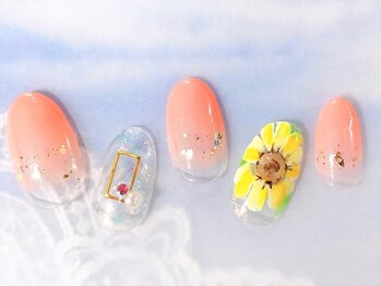 ネイルズガッシュ 大森駅前店(NAILs GUSH)/*ダズリングサンフラワー*