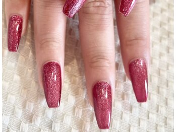 ネイルサロンセリーニ 完全プライベートサロン(Nail Salon Selene)の写真/【最新ジェルエクステンション♪】長さ出し&スカルプの新常識☆自爪との接地面が増えてモチ&安定感が大幅UP