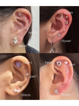 ディエール(Diailes)の写真/【SNSで話題沸騰！耳つぼジュエリー付け放題¥3800】おしゃれを楽しみながら小顔/肌質改善/ハリツヤUP☆
