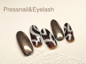 プレス ネイルアンドアイラッシュ(PRESS NAIL&EYELASH)/【ハンド】定額※オフ込￥12800