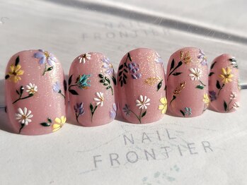 ネイルフロンティア 吉祥寺(NAIL FRONTIER)/F繊細3D小花ネイル14980円