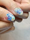 ステッカーネイルshiho