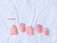 イン ザ ネイル(in the nail)/桃ネイル　マットネイル