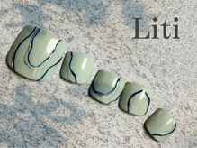 リティ(Liti)/No.92 FootArt ピスタチオカラー