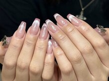 ウサギネイル 新大久保店(usagi nail)/ピンクネイル