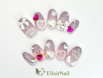 エリクサーネイル 池袋(Elixir Nail)/定額c やり放題/クーポン使用