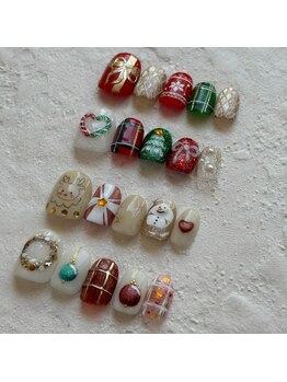 サトリネイルルーム 西宮北口(satori nail room)/Christmas dehsign◆゜
