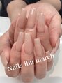 ネイルズイブ マーチ 天満店(nails ibu MARCH)&nbsp;オフィスネイルにもってこいのネイルになっております。