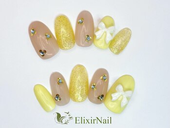 エリクサーネイル 新橋(Elixir Nail)/定額a シンプル/クーポン使用