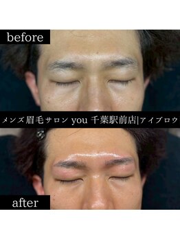 ユー 千葉駅前店(you)/メンズ眉毛/メンズ眉/千葉駅