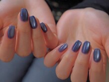 ネリネ 天神(nerine)/マグネットネイル/くすみブルー