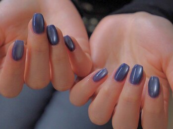 ネリネ 天神(nerine)/マグネットネイル/くすみブルー