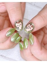 ペイントキャラクターネイル
