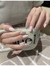 ワンカラー＋ストーン埋め尽くし2本 (マグ＋500) 　￥5000