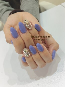 プライベート ネイルサロン マーマ(murmur)/ストーンうめつくしネイル