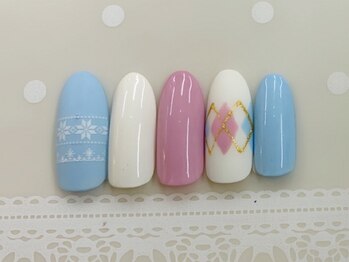 プルミエ ネイル(Premier Nail)/NEW☆アーガイル&ノルディック