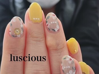 ラシェスキタモト (luscius kitamoto)/水彩フラワーネイル