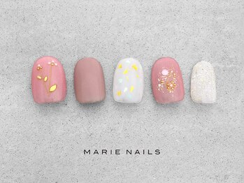 マリー ネイルズ いわきラトブ店(MARIE NAILS)/定額6,600円税込ニュアンス0421b