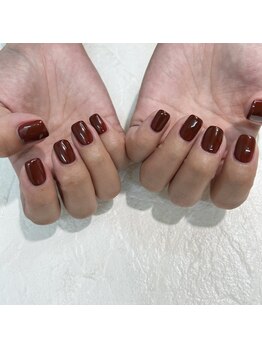 ワンカラーハンドネイル【岡山】