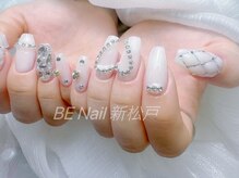 ビーネイル 新松戸(BE NAIL)/アート＋ストーンやり放題コース