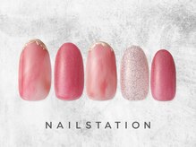 ネイルステーション ルミネ町田店(NAIL STATION)/キラキラネイル／パラジェル