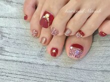 マニッシュ(Manish)/ツイード/チェーン/ボルドー/冬