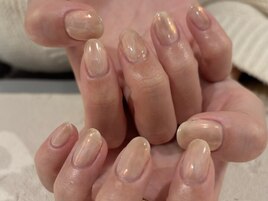 ピンクベージュニュアンス