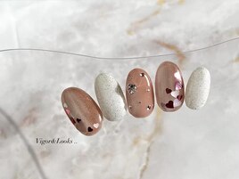 ハートホロ マグ ホワイトラメ