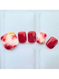 4月限定！凛とした赤と光の線