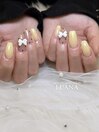 春ドットネイル