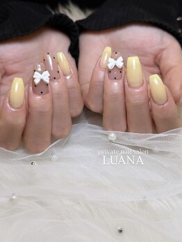 ルアナ(LUANA)/春ドットネイル