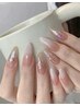【OPEN記念】チップ長さ出し&ワンカラー/ラメグラ¥7500【池袋/長さだし】