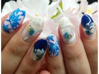 コットンローズ(Cotton Rose)/ボタニカルアート